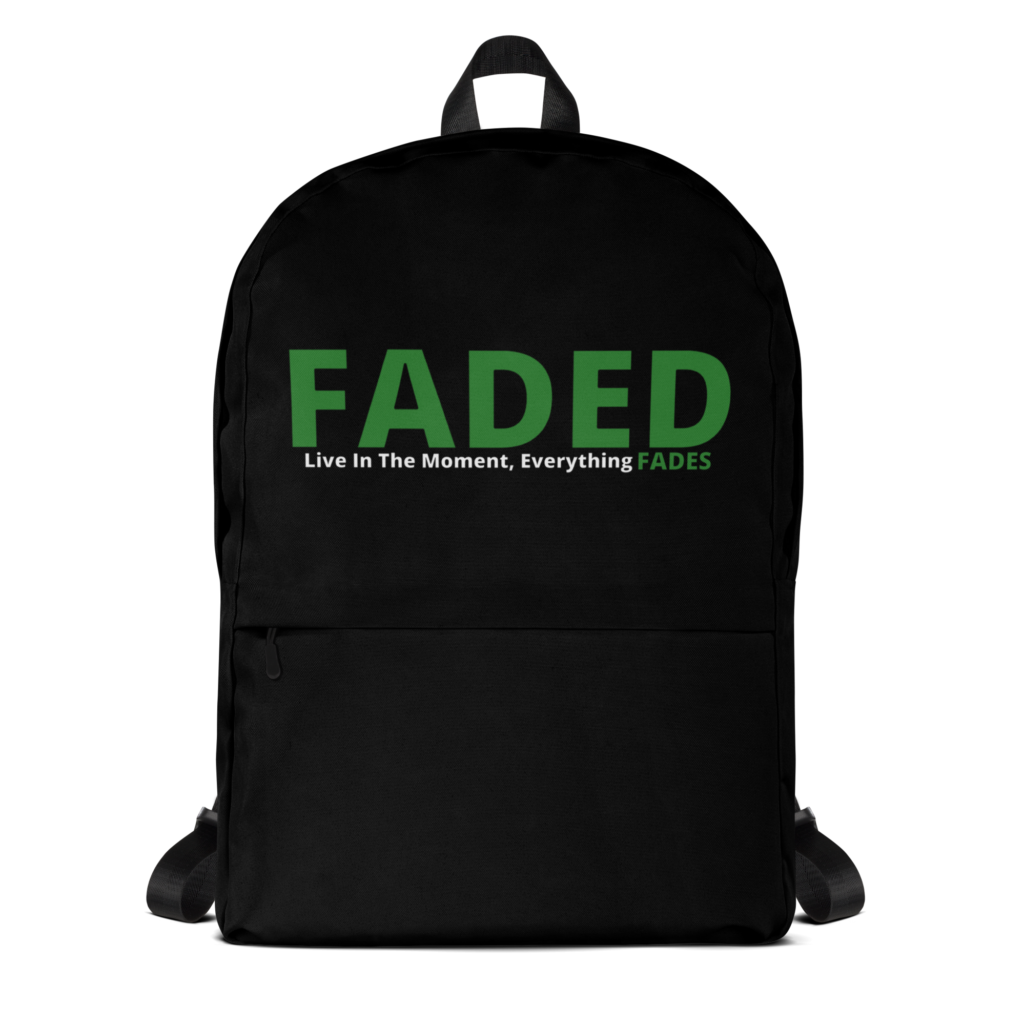 Faded (Green Logo) Backpack