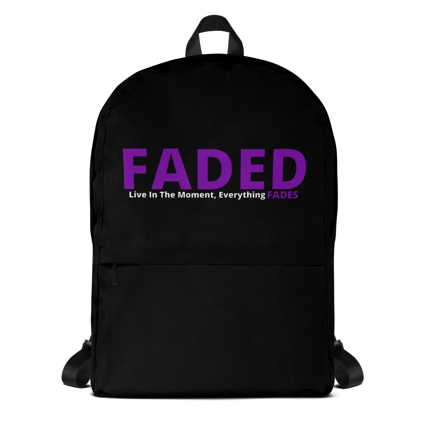 Faded (Purple Logo) Backpack