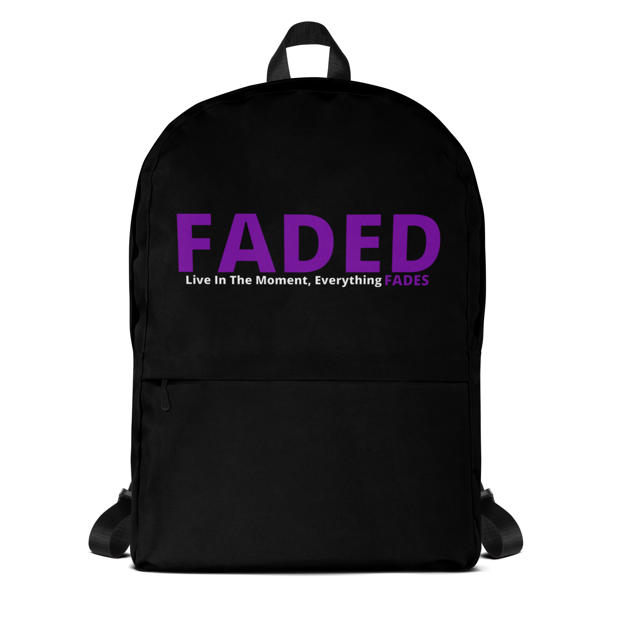 Faded (Purple Logo) Backpack
