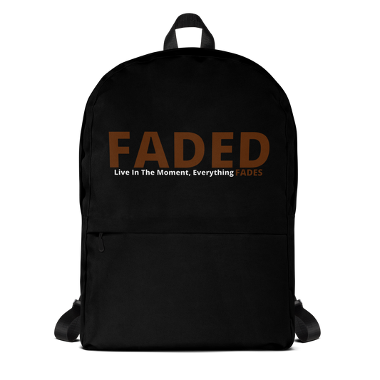 Faded (Brown Logo) Backpack