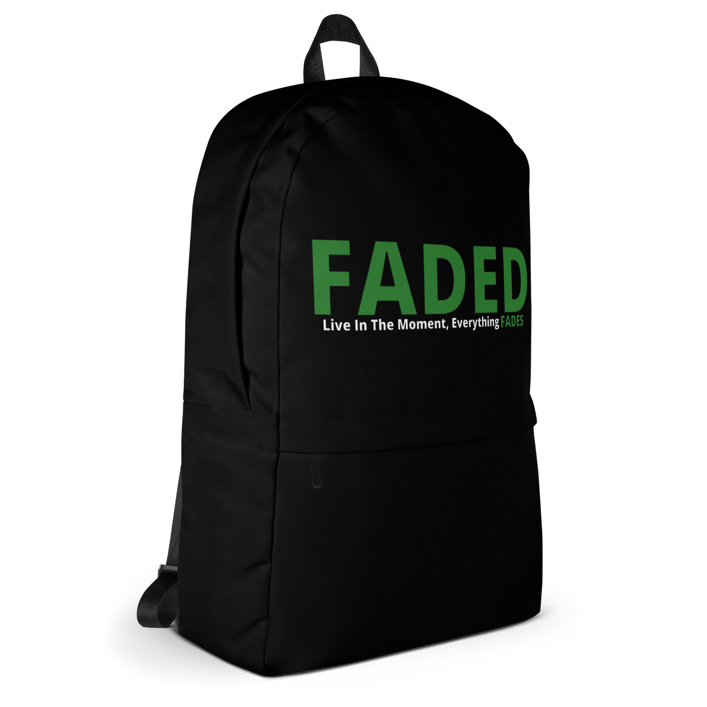 Faded (Green Logo) Backpack