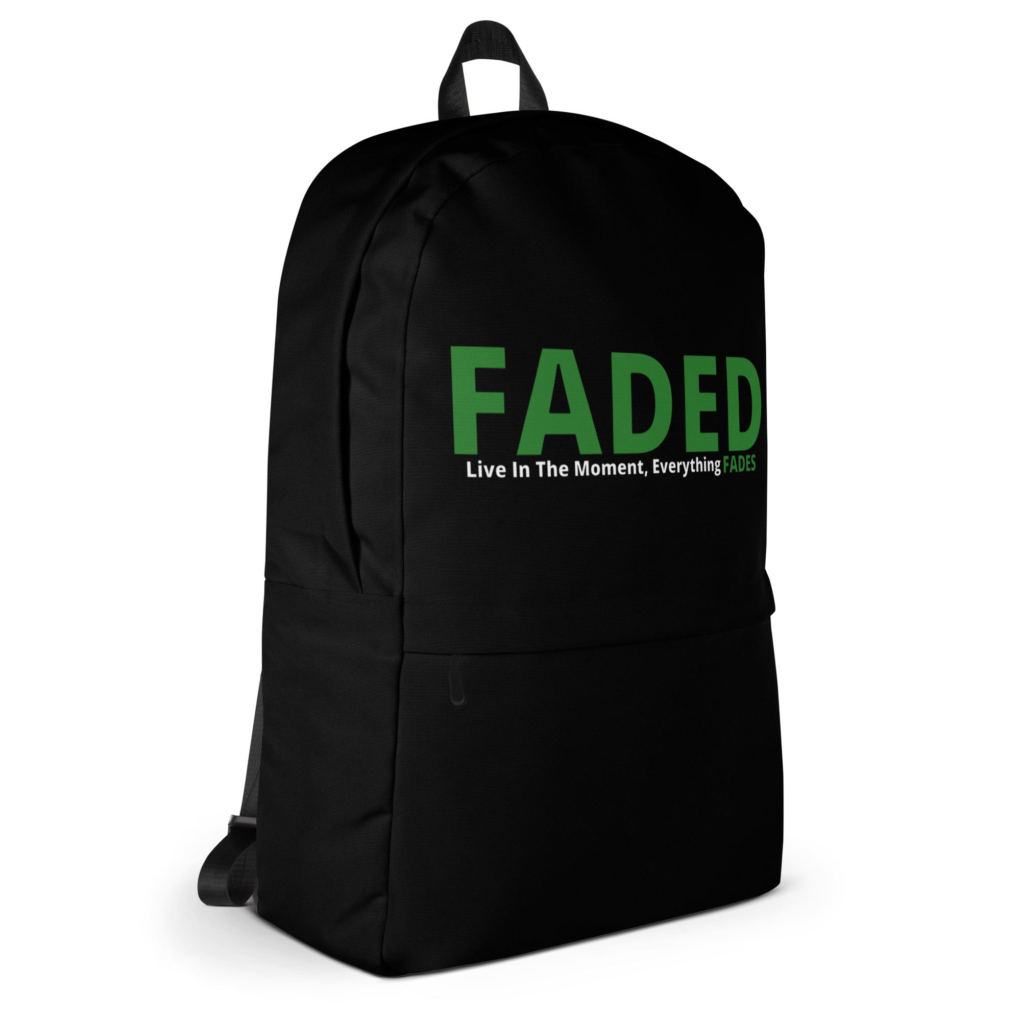 Faded (Green Logo) Backpack