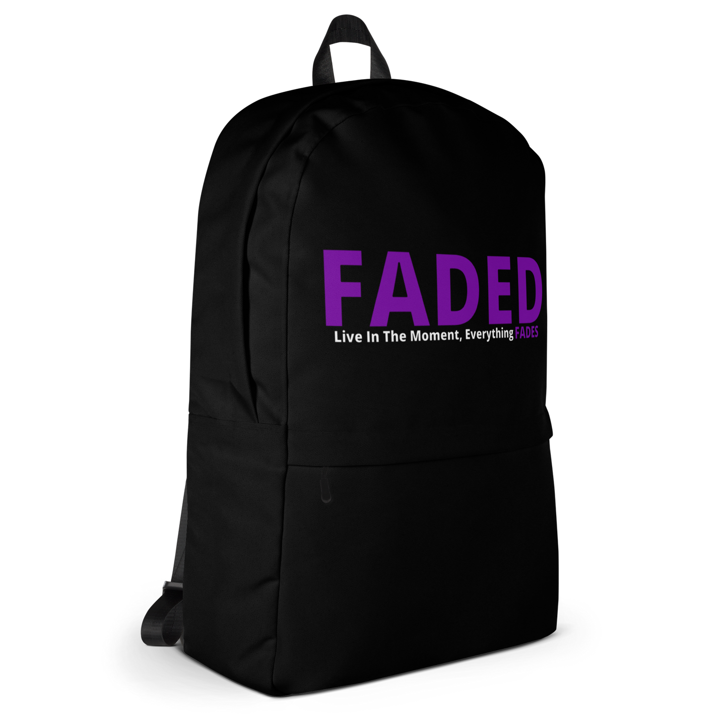 Faded (Purple Logo) Backpack