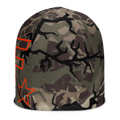 Faded Camo All-Over Print Beanie - Faded Fabrics