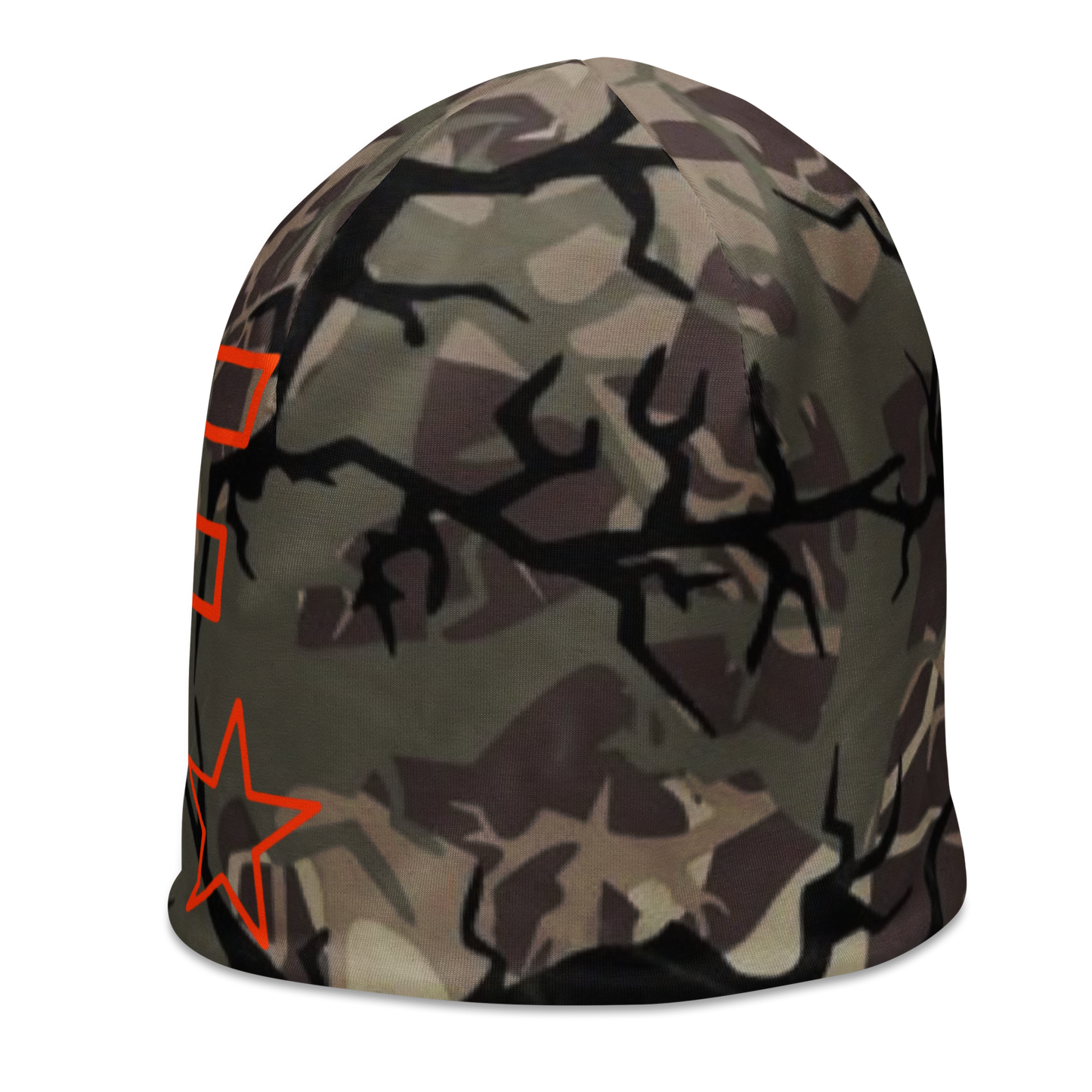 Faded Camo All-Over Print Beanie