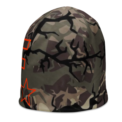 Faded Camo All-Over Print Beanie