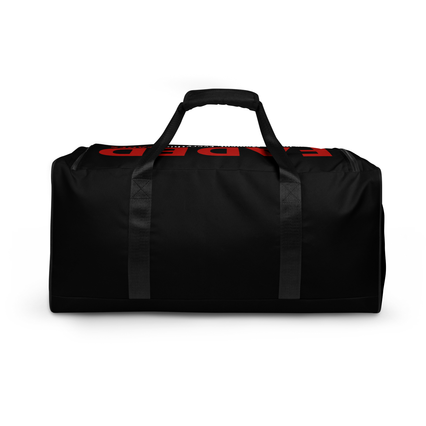 Faded (Red Logo/Black Bag) Duffle Bag