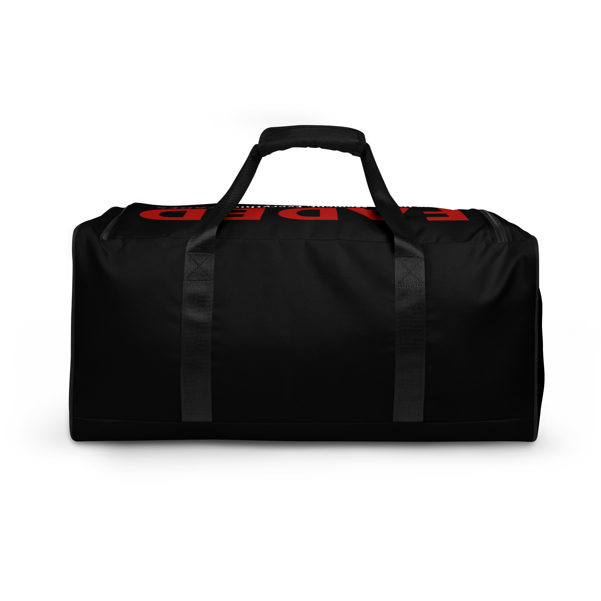 Faded (Red Logo/Black Bag) Duffle Bag