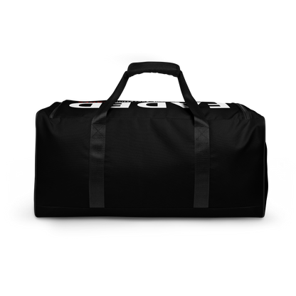 Faded (Subtle Red Logo/Black Bag) Duffle Bag