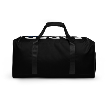 Faded (Subtle Blue Logo/Black Bag) Duffle Bag