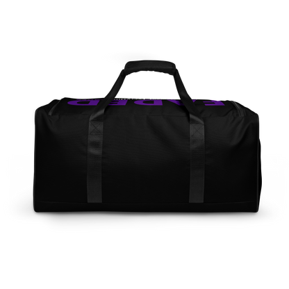 Faded (Purple Logo/Black Bag) Duffle Bag