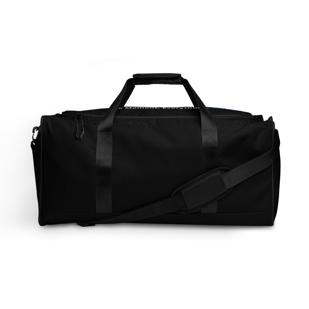 Faded (Blue Logo/Black Bag) Duffle Bag