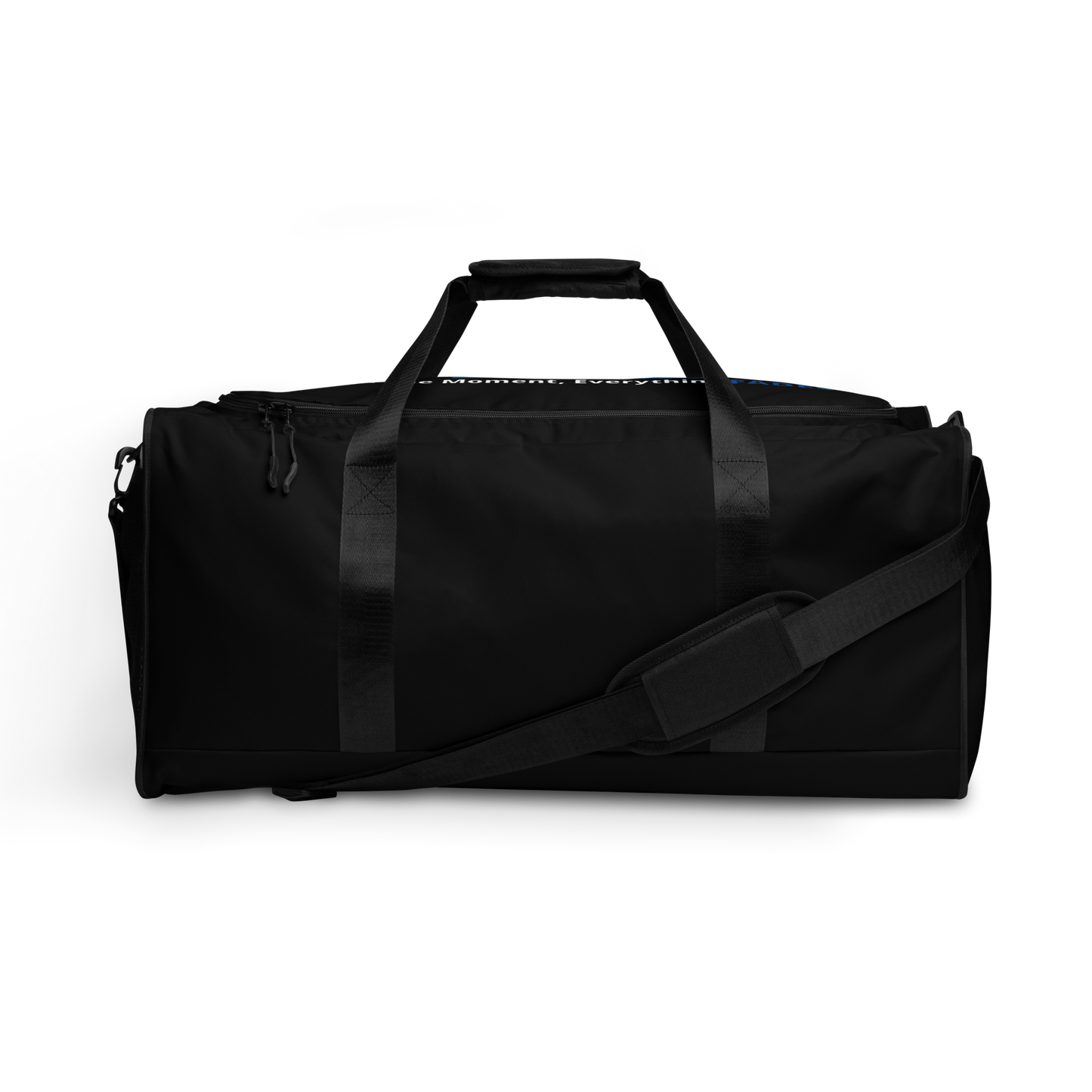 Faded (Blue Logo/Black Bag) Duffle Bag