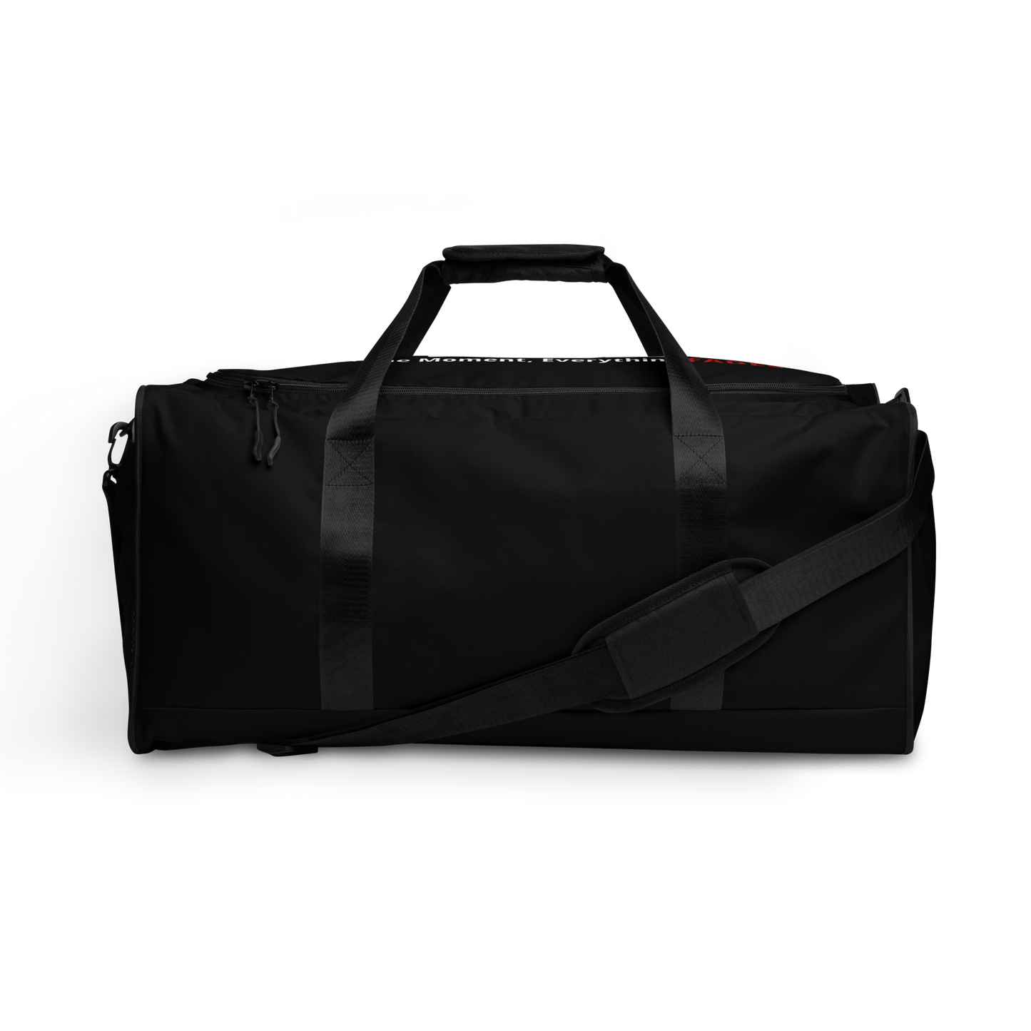 Faded (Subtle Red Logo/Black Bag) Duffle Bag