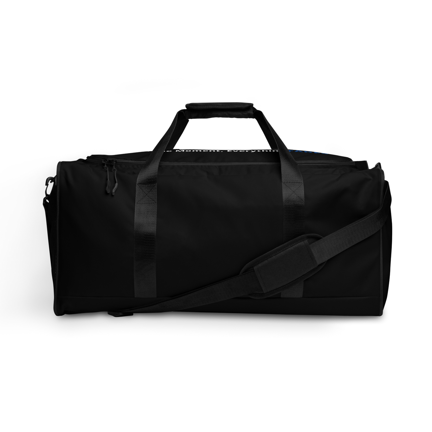 Faded (Subtle Blue Logo/Black Bag) Duffle Bag