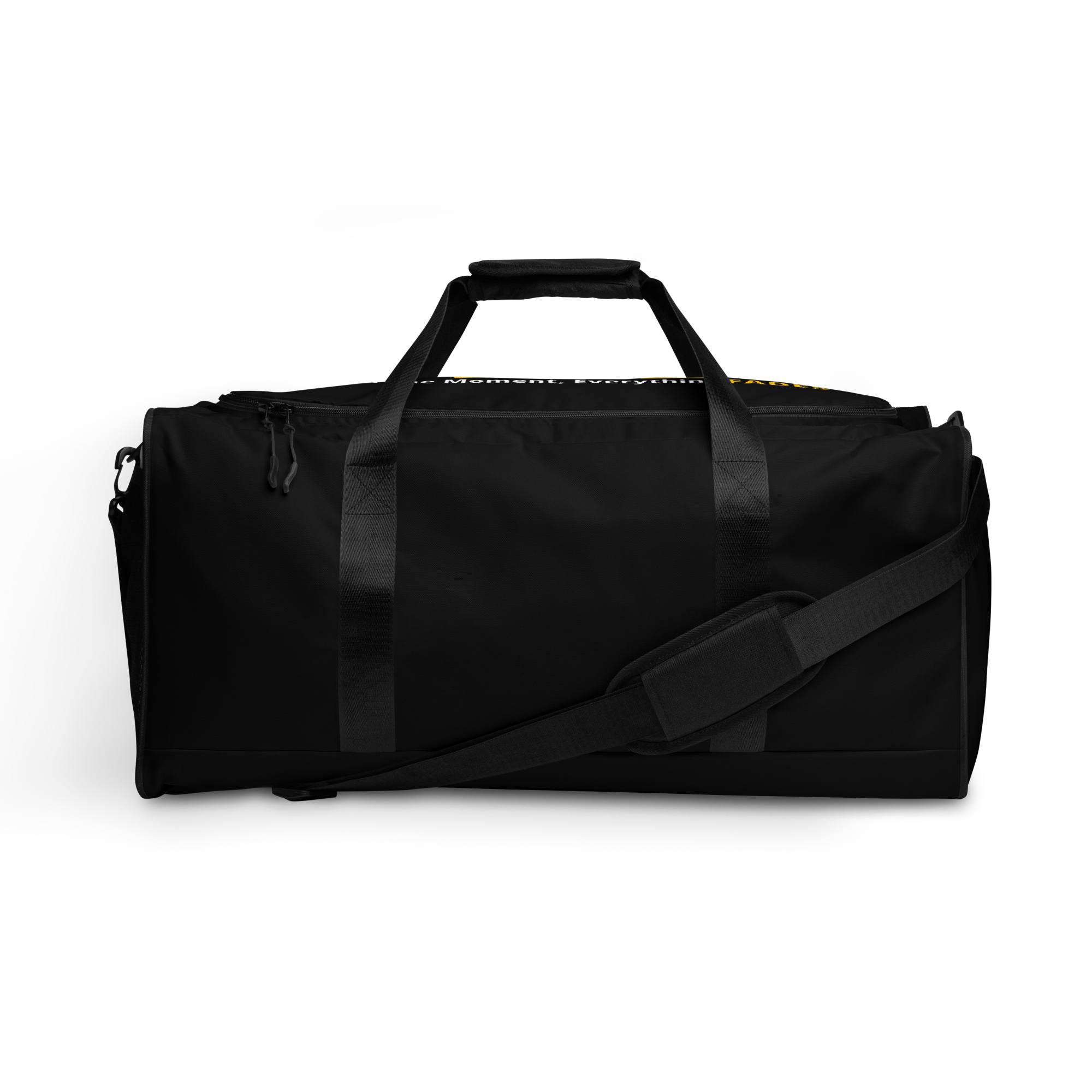 Faded (Yellow Logo/Black Bag) Duffle Bag