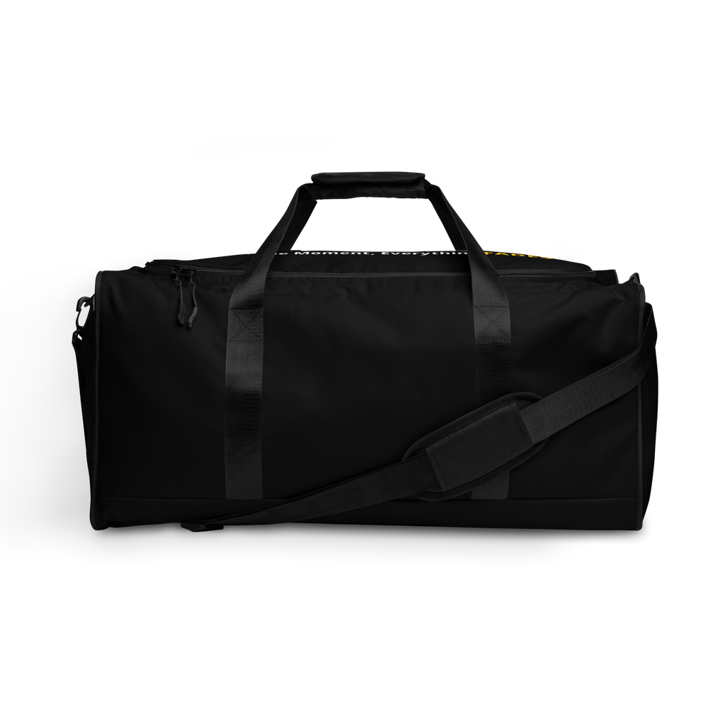 Faded (Subtle Yellow Logo/Black Bag) Duffle Bag