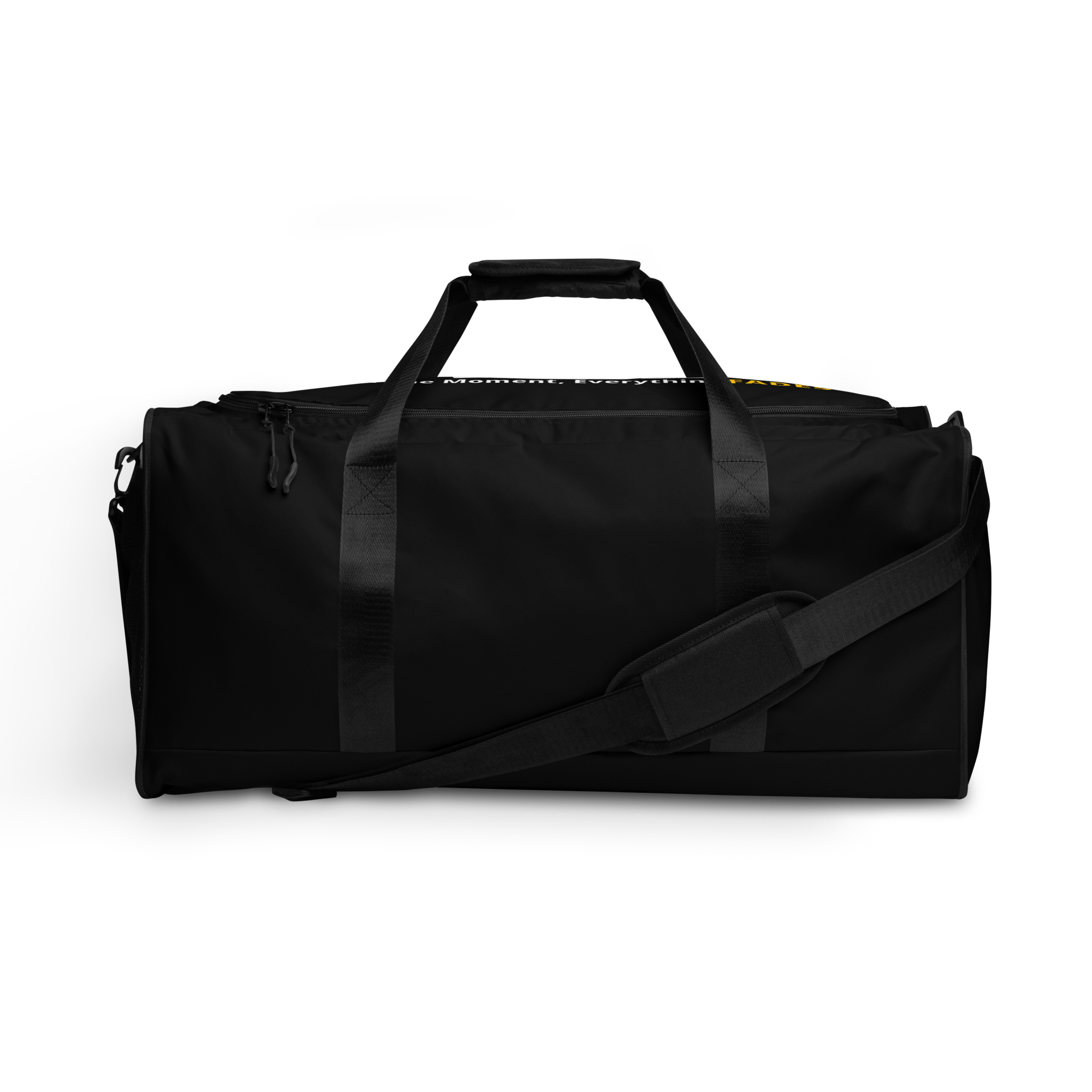 Faded (Subtle Yellow Logo/Black Bag) Duffle Bag