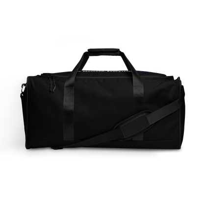 Faded (Purple Logo/Black Bag) Duffle Bag