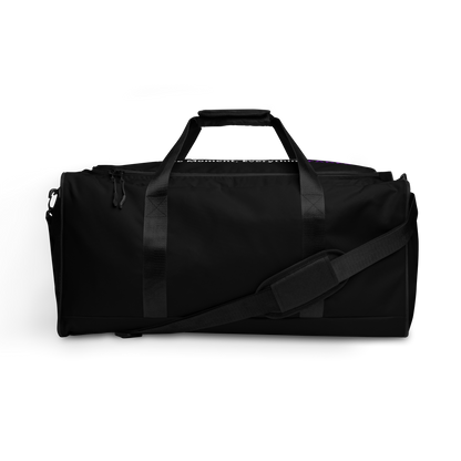 Faded (Subtle Purple Logo/Black Bag) Duffle Bag