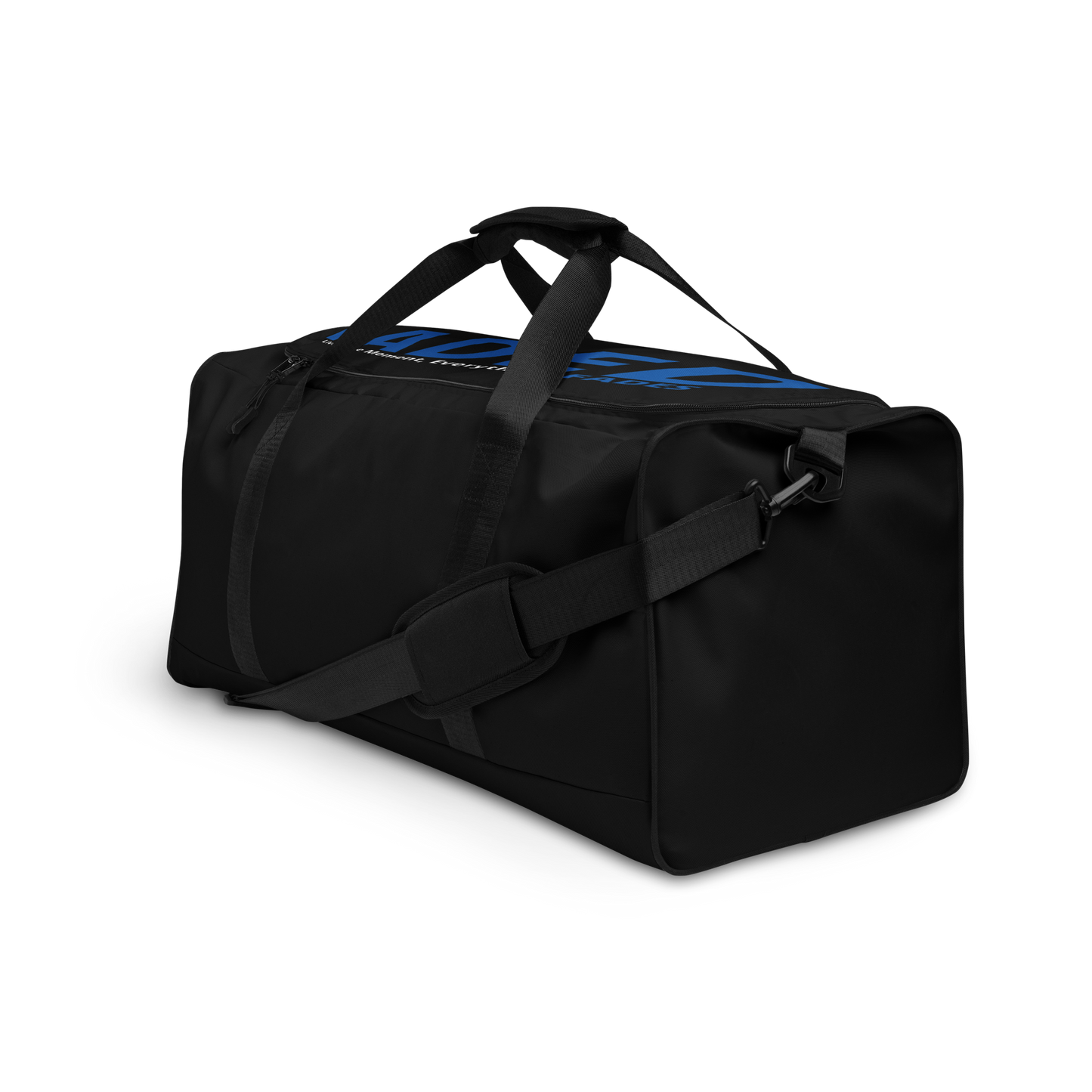 Faded (Blue Logo/Black Bag) Duffle Bag