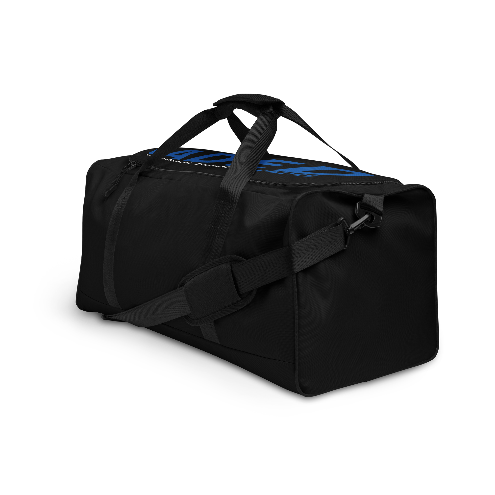 Faded (Blue Logo/Black Bag) Duffle Bag