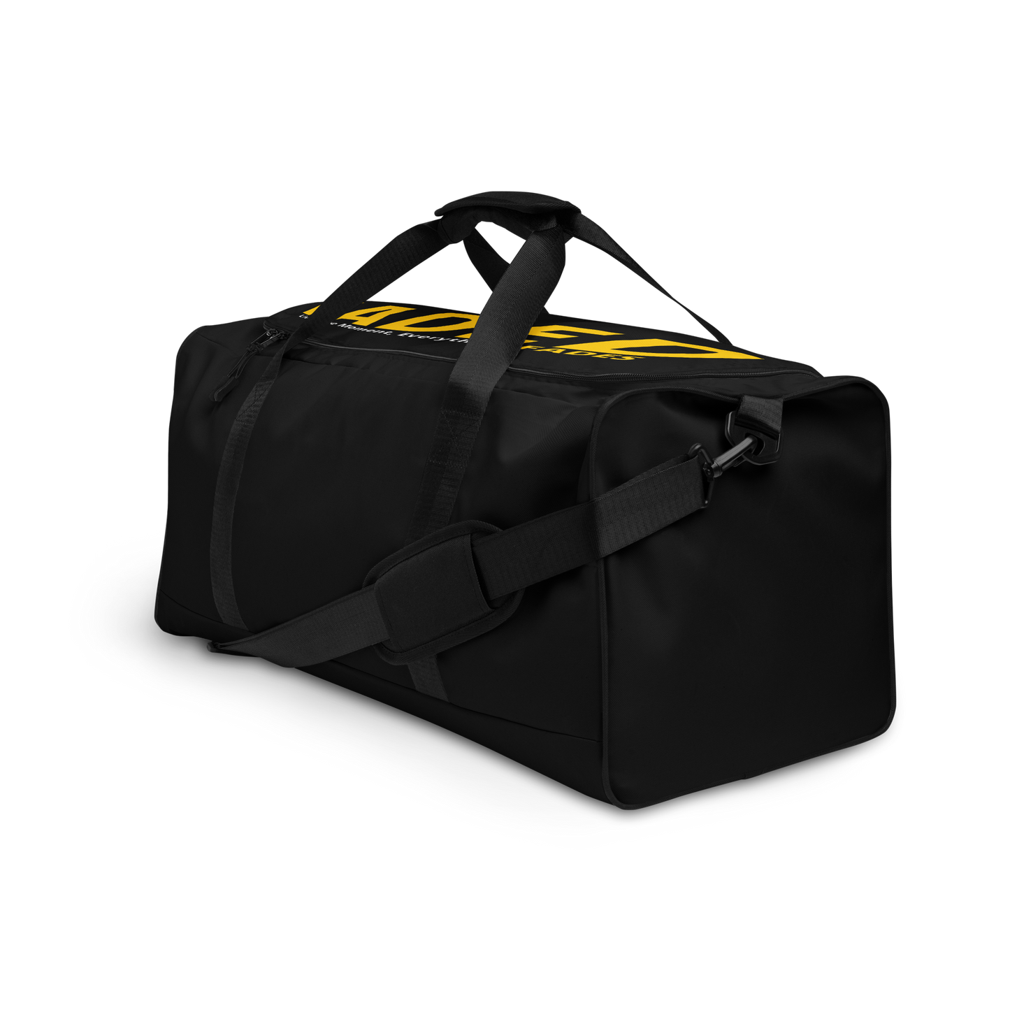 Faded (Yellow Logo/Black Bag) Duffle Bag