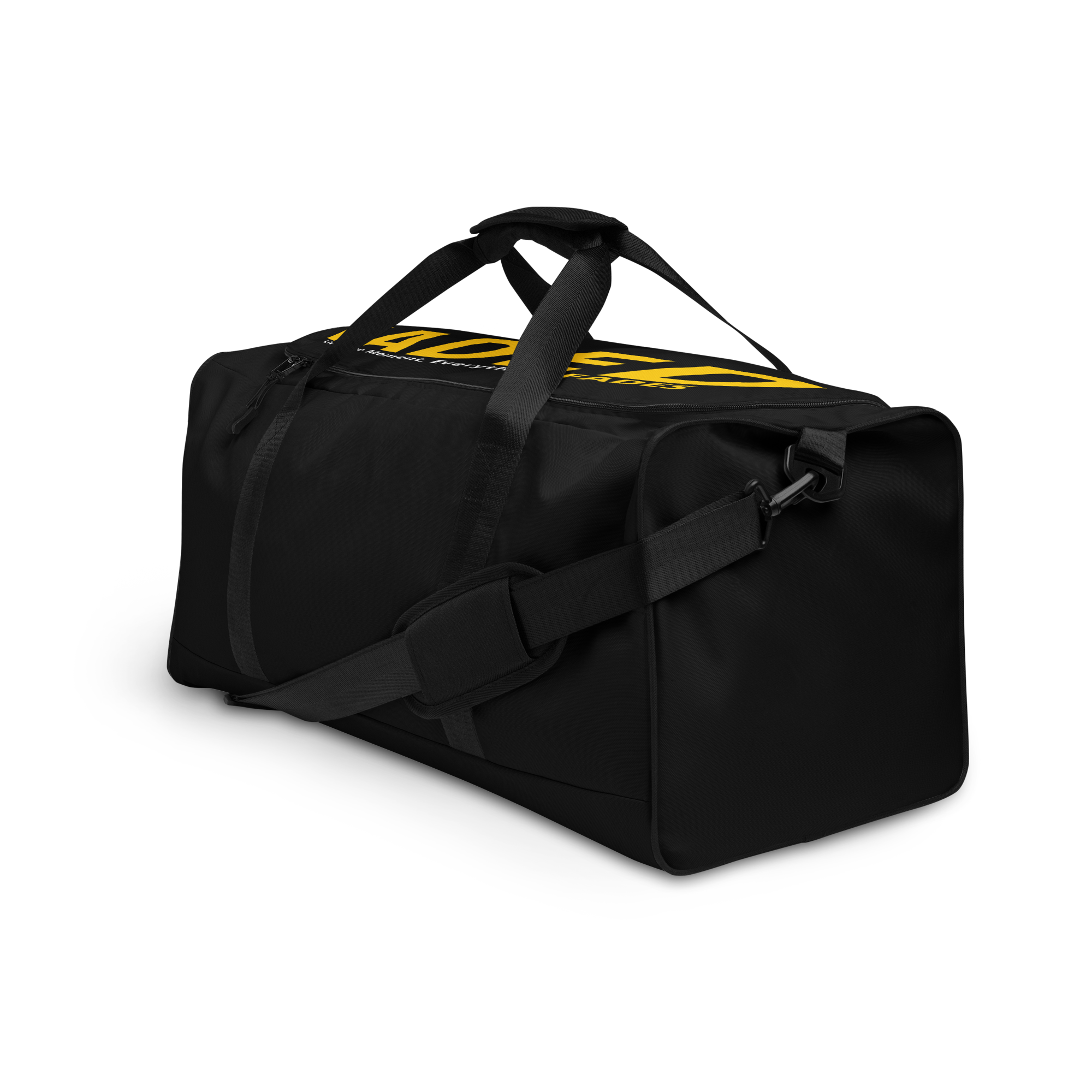 Faded (Yellow Logo/Black Bag) Duffle Bag