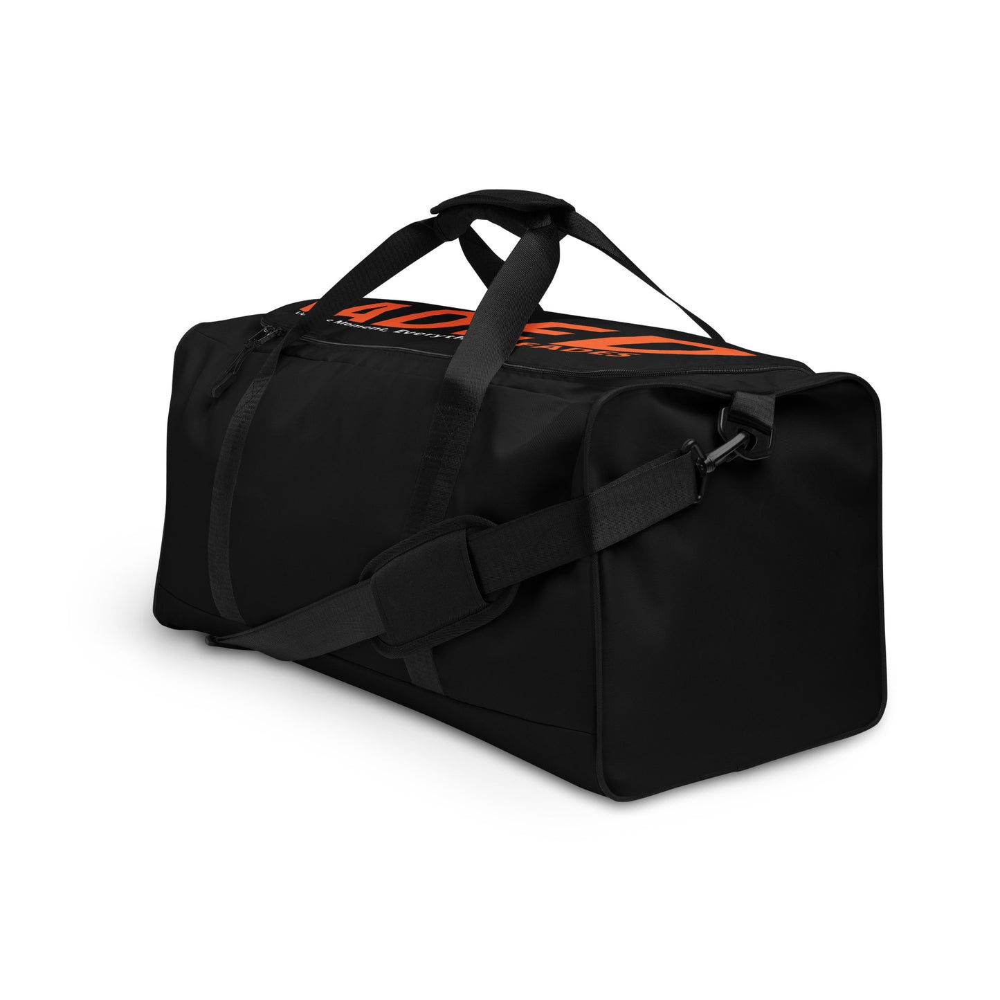 Faded (Orange Logo/Black Bag) Duffle Bag