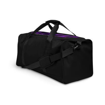 Faded (Purple Logo/Black Bag) Duffle Bag