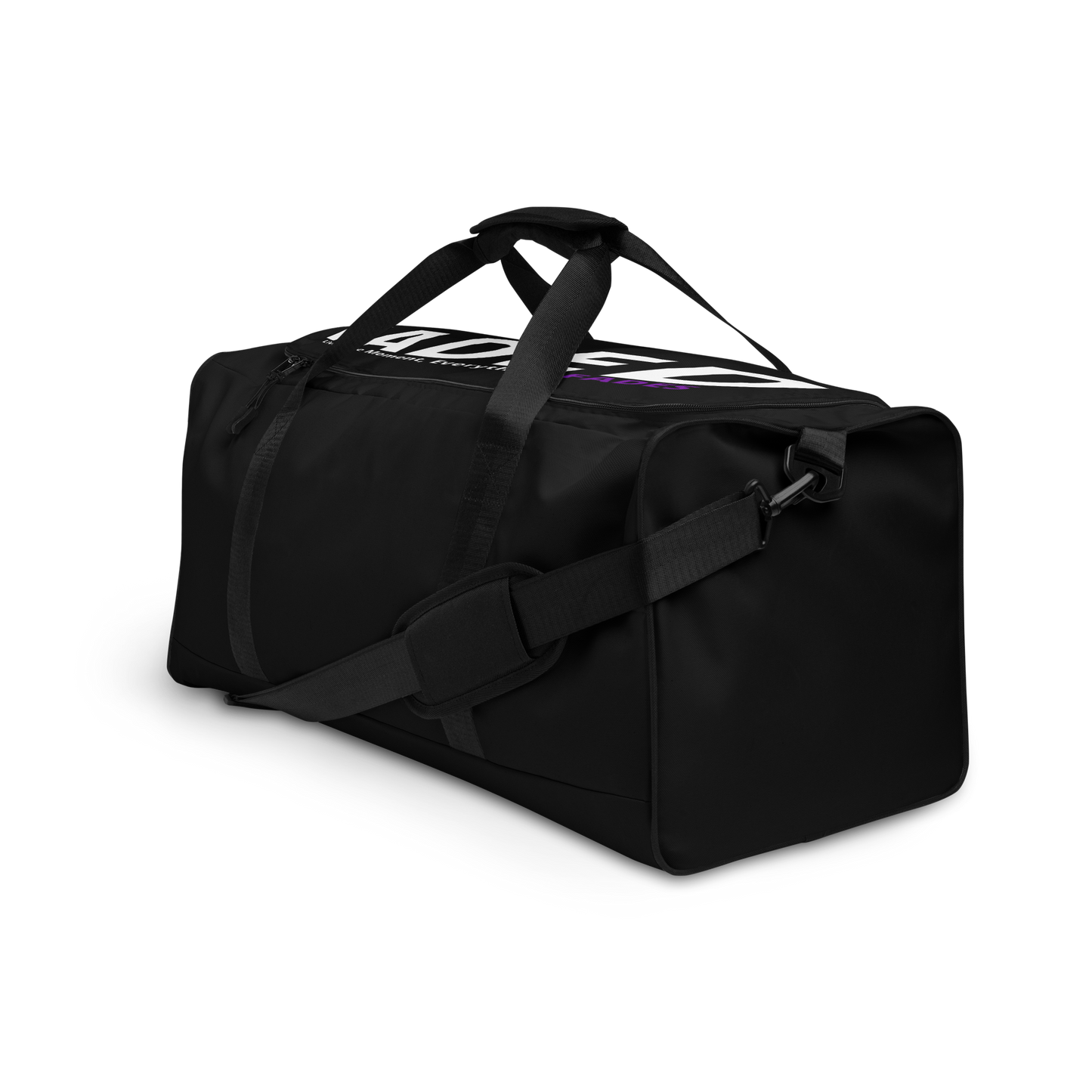 Faded (Subtle Purple Logo/Black Bag) Duffle Bag