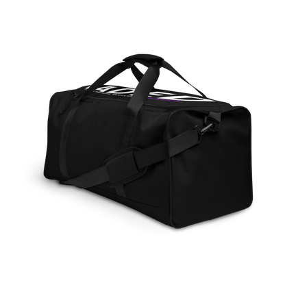 Faded (Subtle Purple Logo/Black Bag) Duffle Bag