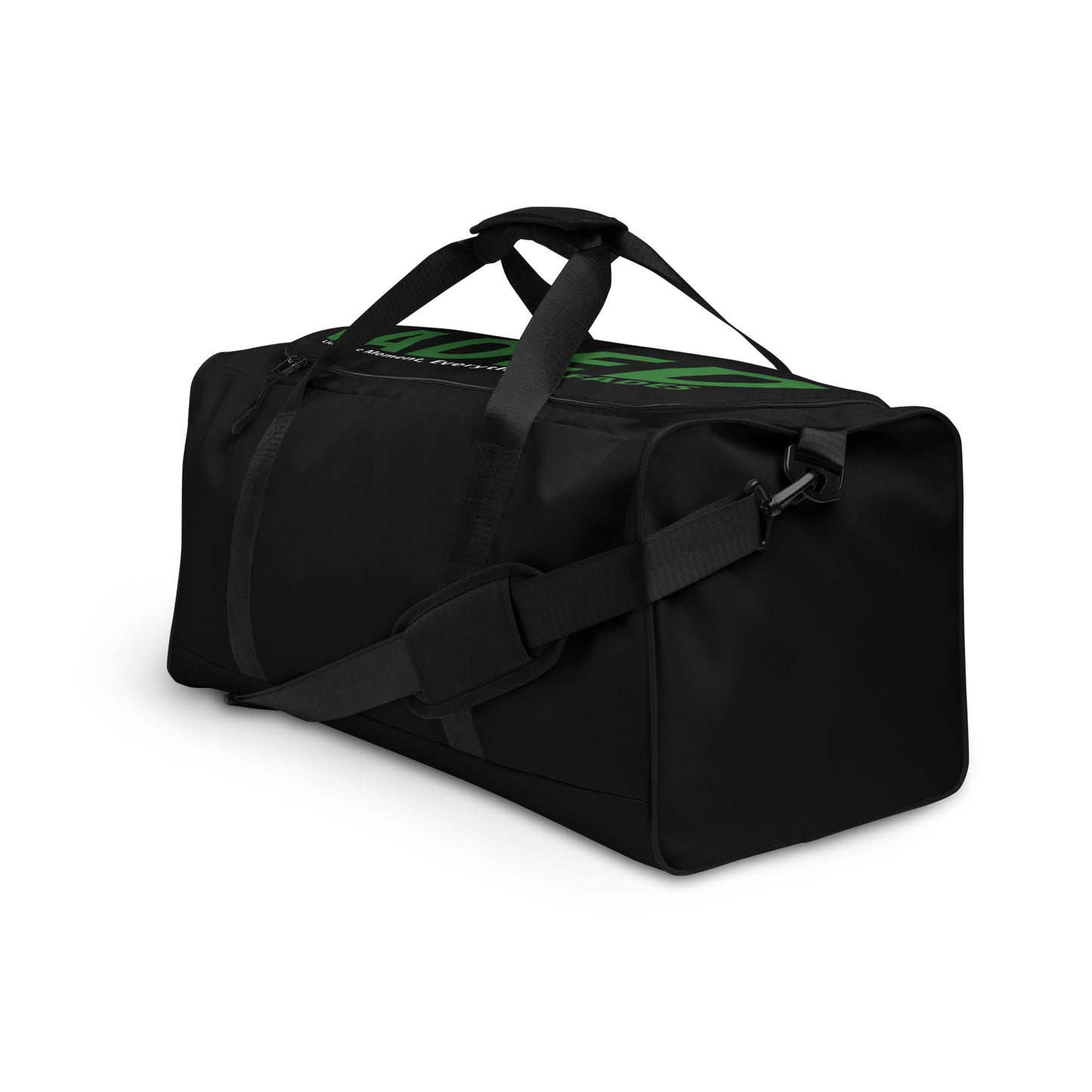 Faded (Green Logo/Black Bag) Duffle Bag