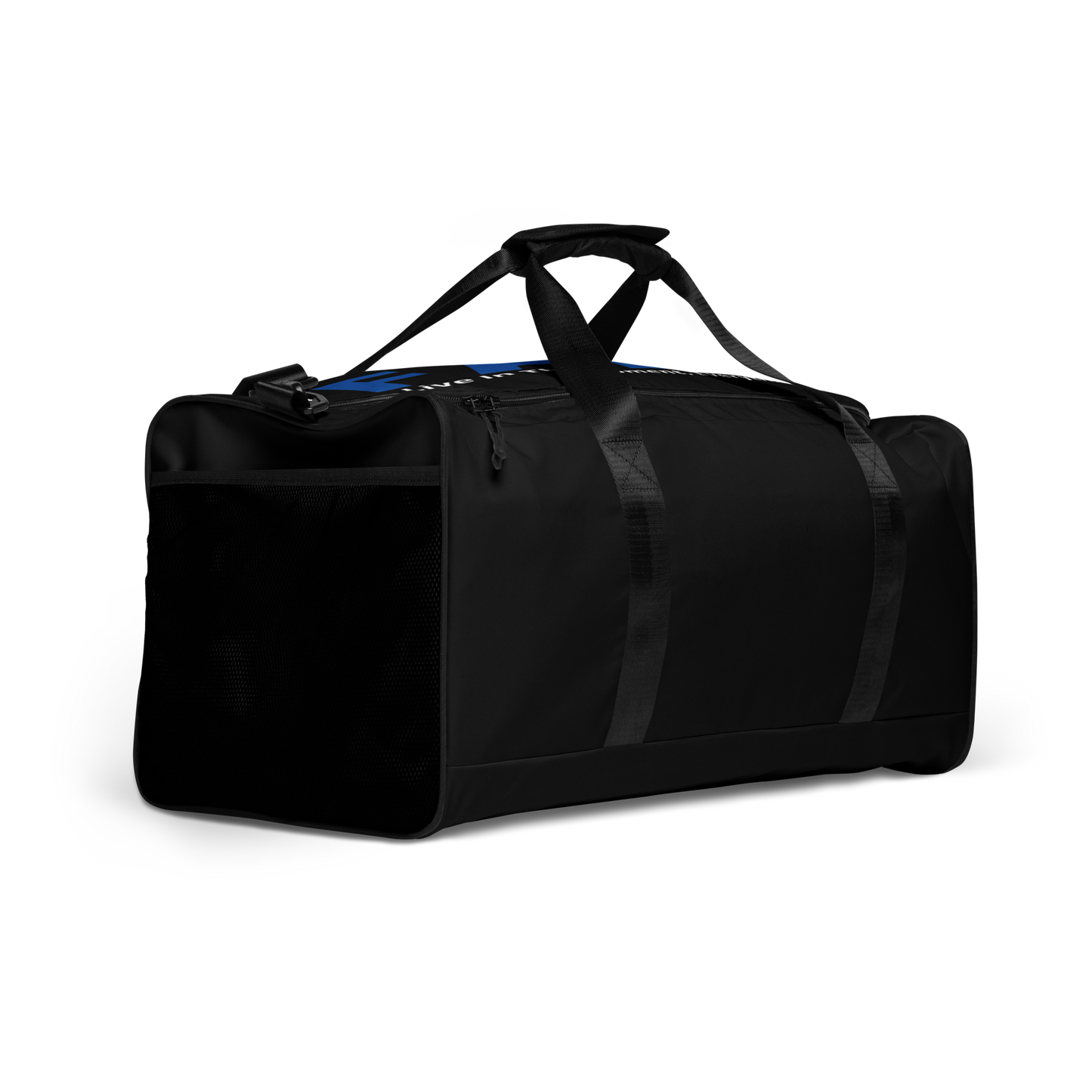 Faded (Blue Logo/Black Bag) Duffle Bag