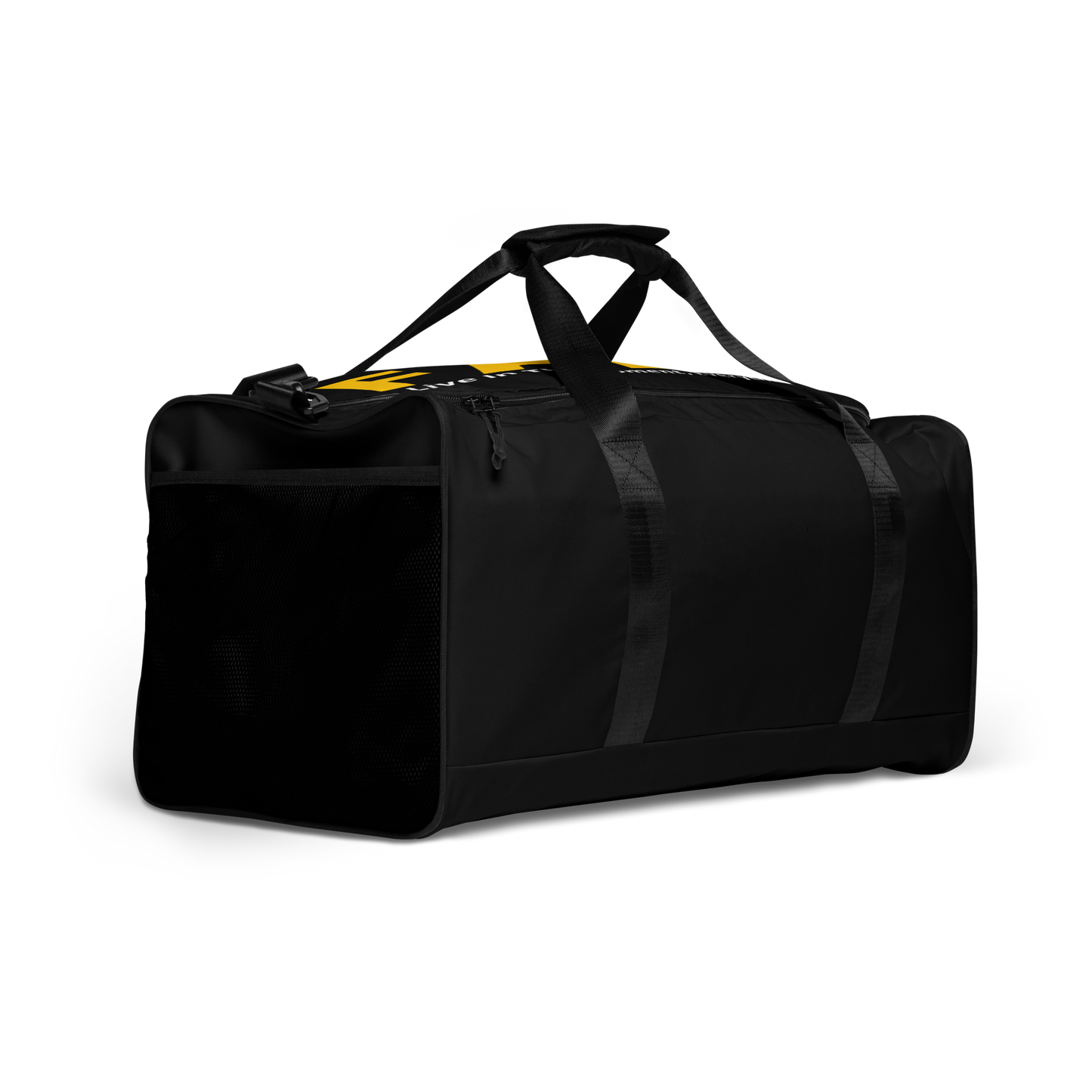 Faded (Yellow Logo/Black Bag) Duffle Bag