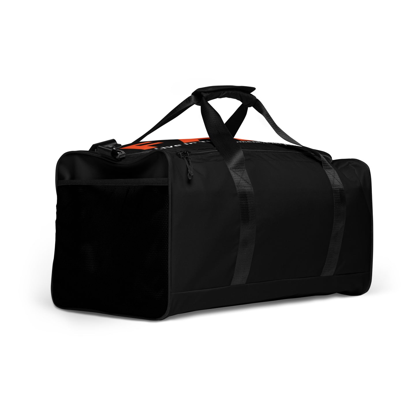 Faded (Orange Logo/Black Bag) Duffle Bag