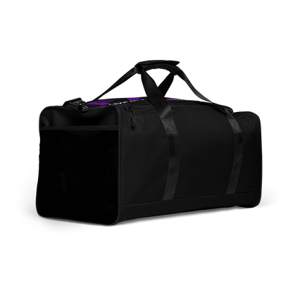 Faded (Purple Logo/Black Bag) Duffle Bag