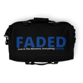 Faded (Blue Logo/Black Bag) Duffle Bag - Faded Fabrics