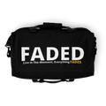 Faded (Subtle Yellow Logo/Black Bag) Duffle Bag - Faded Fabrics