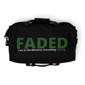 Faded (Green Logo/Black Bag) Duffle Bag - Faded Fabrics
