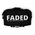 Faded (Subtle Green Logo/Black Bag) Duffle Bag - Faded Fabrics