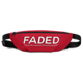 Faded "Live In The Moment" Red Fanny Pack - Faded Fabrics