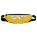 Faded "Live In The Moment" Yellow Fanny Pack - Faded Fabrics