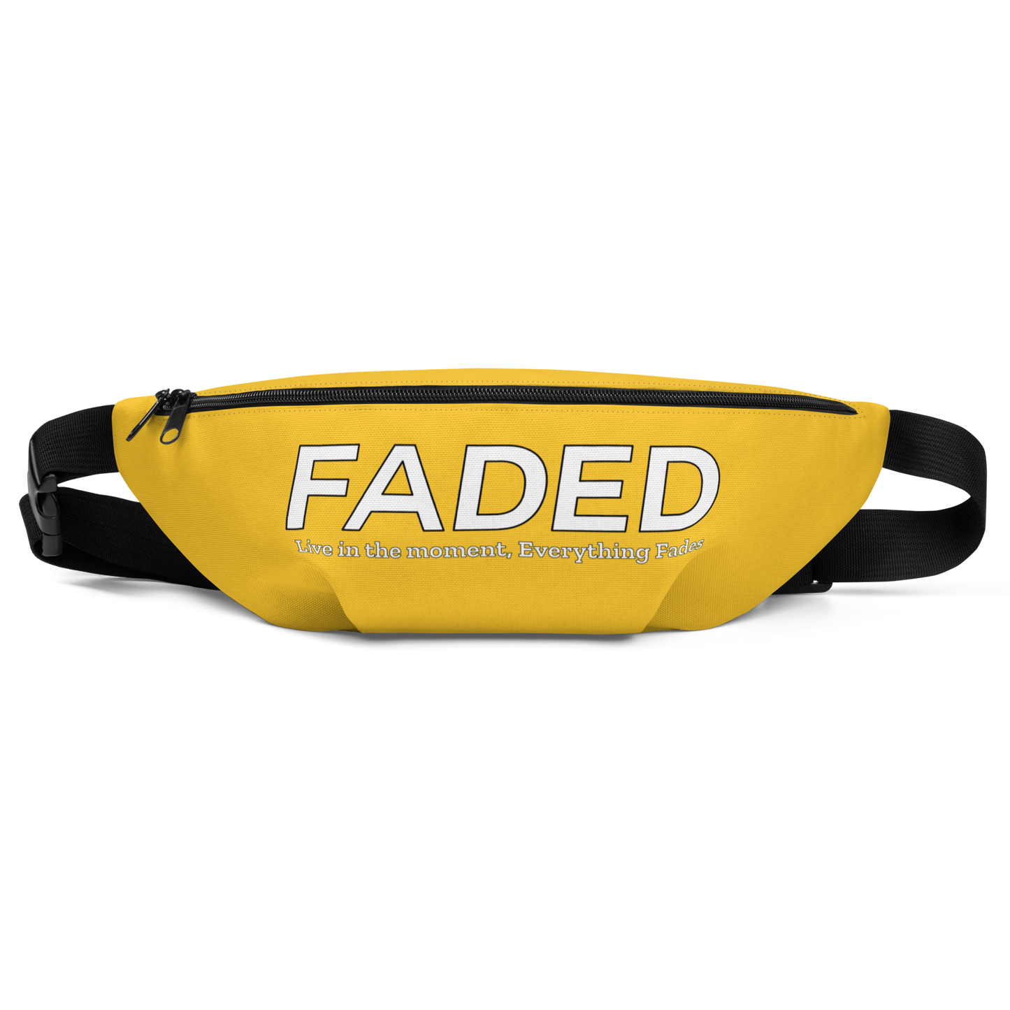 Faded "Live In The Moment" Yellow Fanny Pack