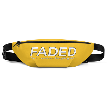 Faded "Live In The Moment" Yellow Fanny Pack