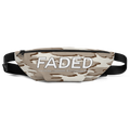 Faded "Live In The Moment" Camo Fanny Pack - Faded Fabrics
