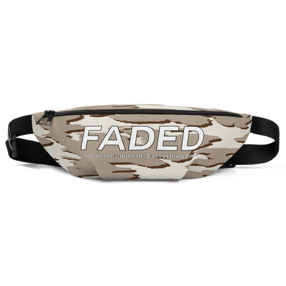 Faded "Live In The Moment" Camo Fanny Pack