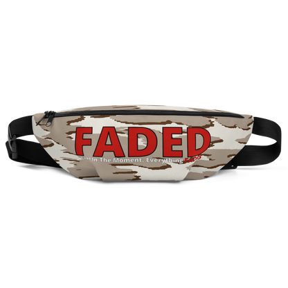 Faded (Red Logo) "Live In The Moment" Camo Fanny Pack