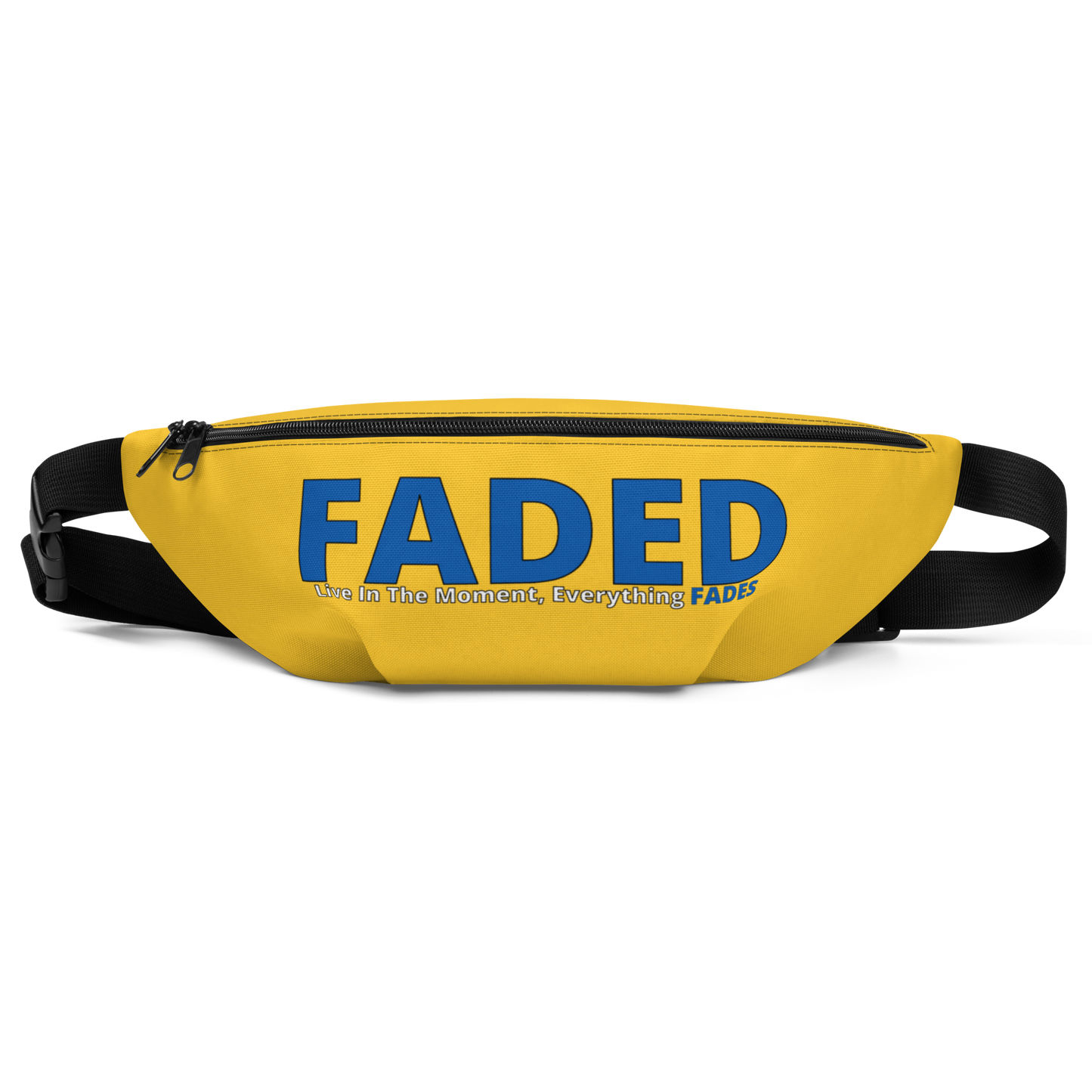 Faded (Blue Logo) Yellow Fanny Pack