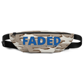 Faded (Blue Logo) "Live In The Moment" Camo Fanny Pack - Faded Fabrics